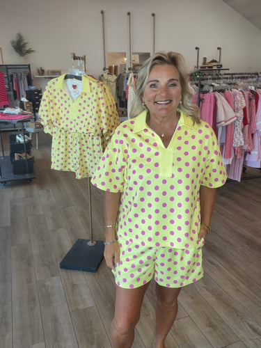 Dotted Lemonade Set