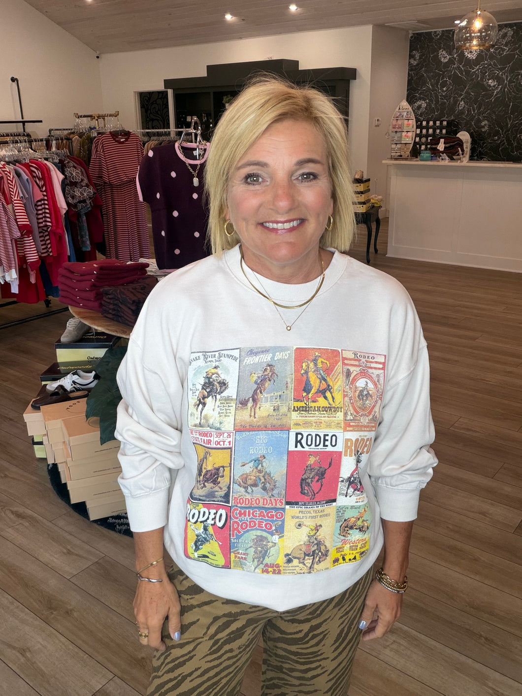 Vintage Rodeo Poster Sweatshirt