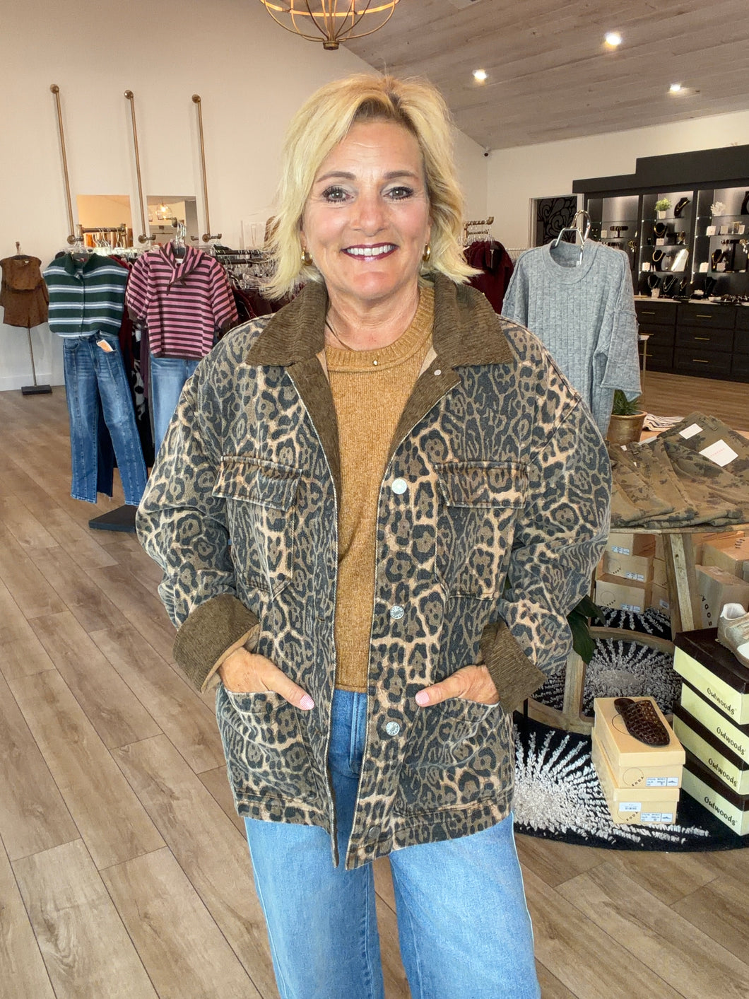 Leopard Barn Jacket